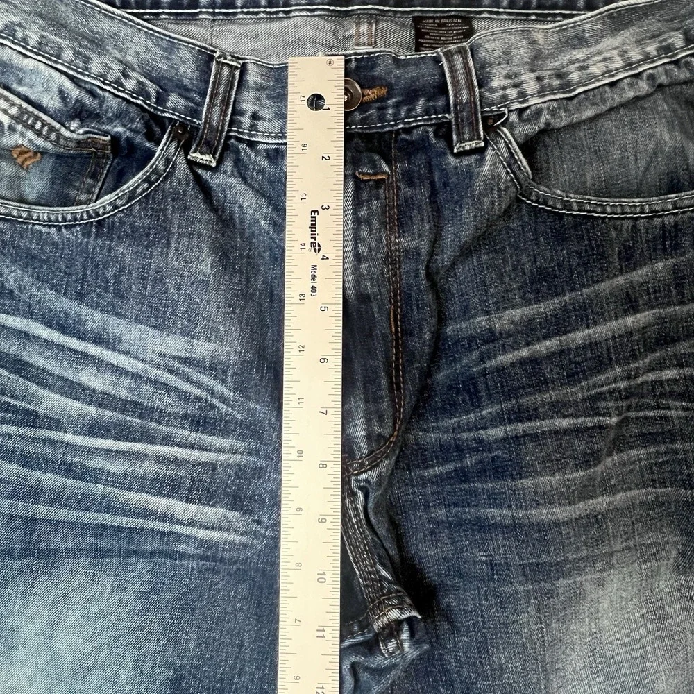 Rocawear Jeans Mens 36x31 Blue Distressed‎ Loose Baggy Y2K Classic Fit Denim